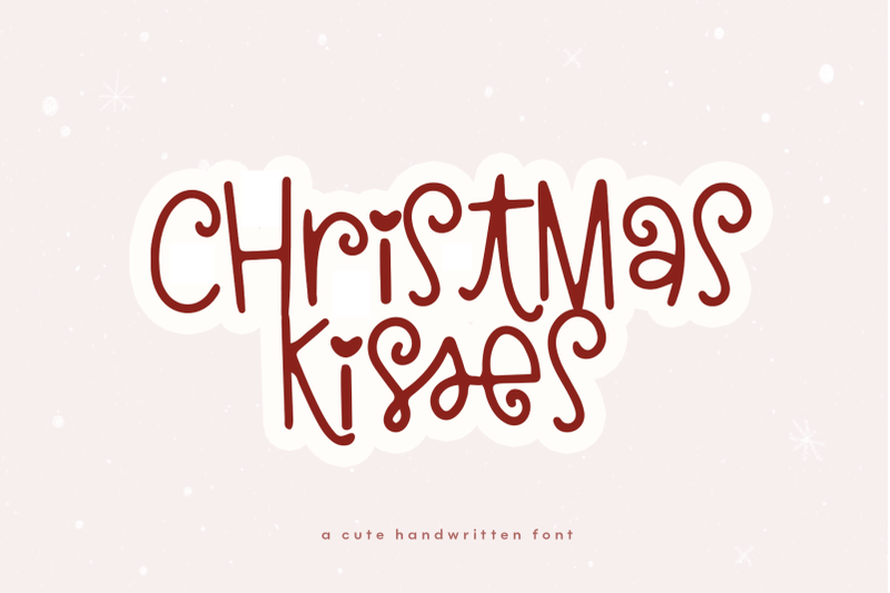 christmas-kisses-fun-holiday-font