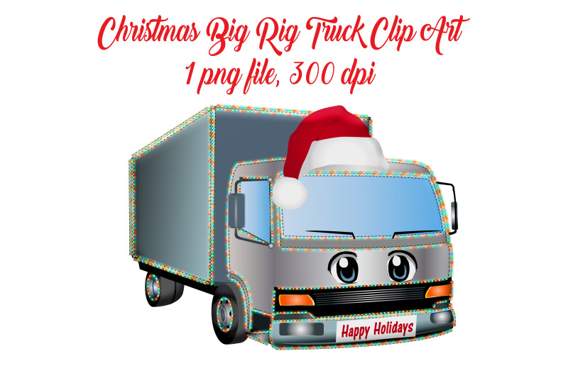 christmas-big-rig-truck-clip-art