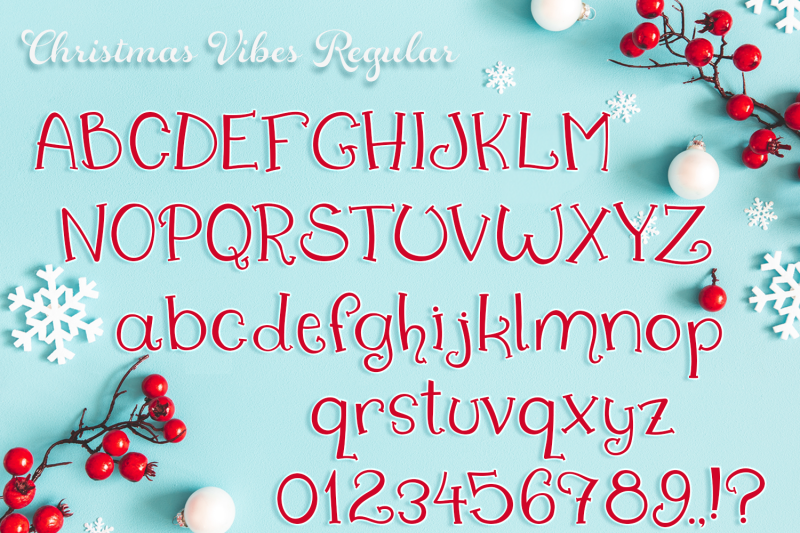 Download Christmas Vibes Font Fmily By Anastasia Feya Fonts & SVG ...