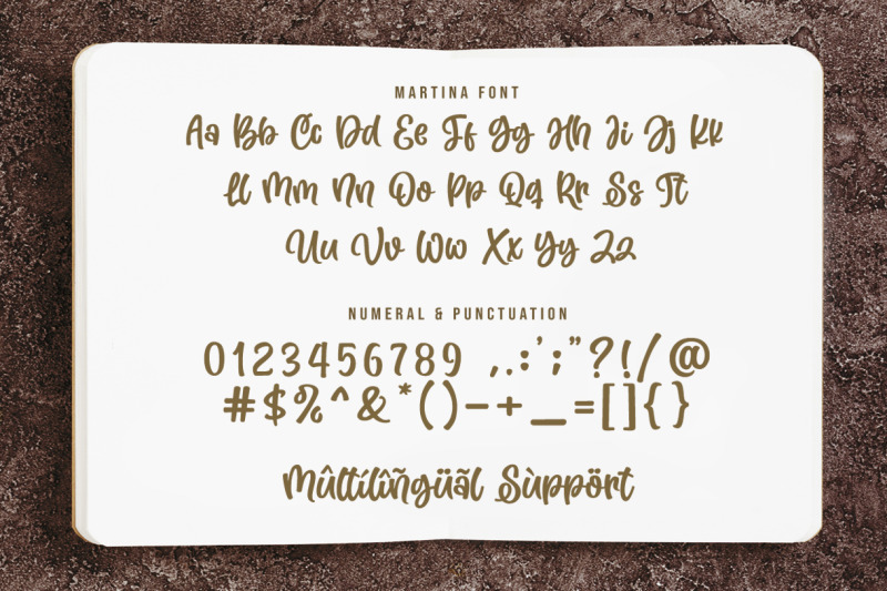 martina-unique-script-font