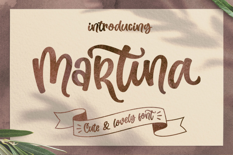martina-unique-script-font