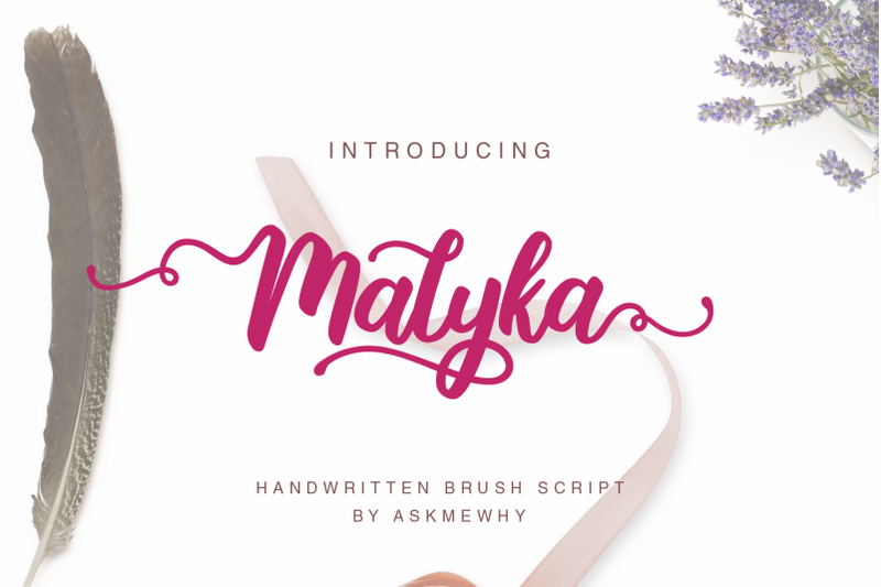malyka-brush-script-font