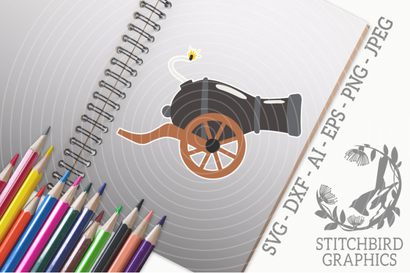 cannon-svg-silhouette-studio-cricut-eps-dxf-ai-png