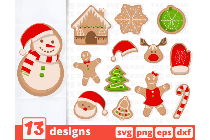 Gingerbread SVG bundle | Christmas cookies | New year | Santa Claus
Craft SVG.DIY SVG