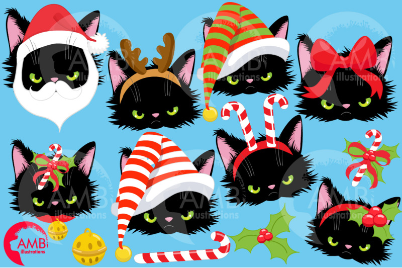 angry-cat-christmas-face-wearing-hats-amb-2693