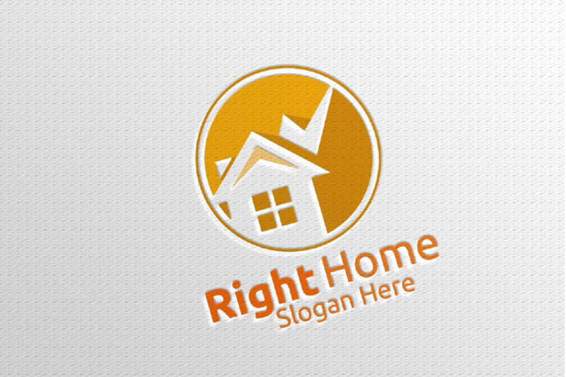 real-estate-vector-logo-design-with-home-and-check-logo