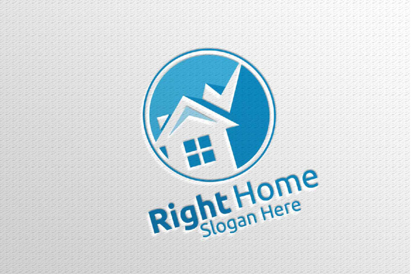 real-estate-vector-logo-design-with-home-and-check-logo