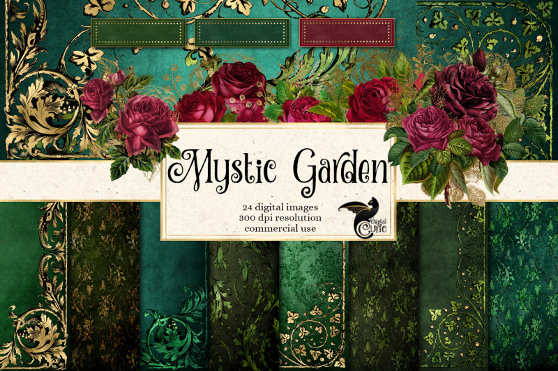 mystic-garden-digital-scrapbook-kit