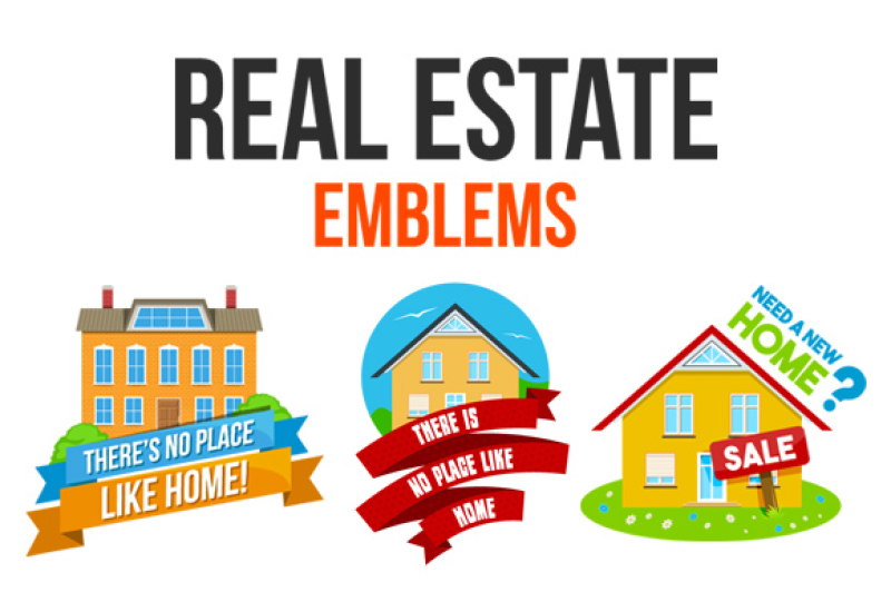 real-estate-emblem-set