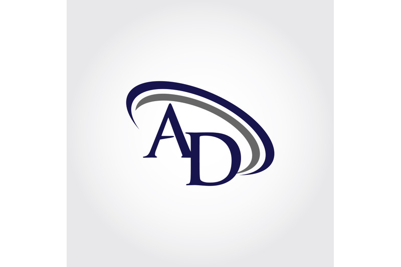 monogram-ad-logo-design