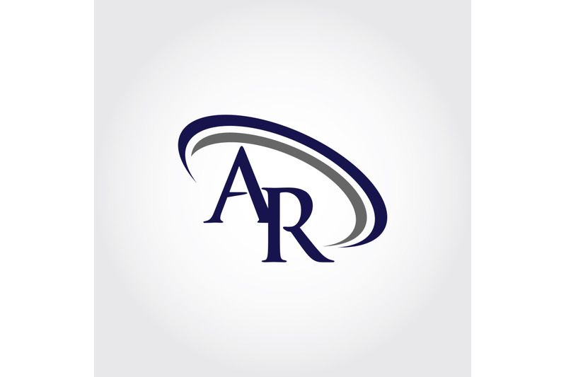 monogram-ar-logo-design