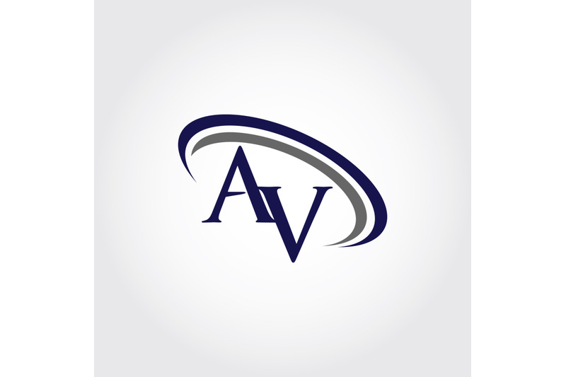 monogram-av-logo-design