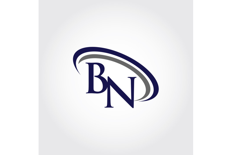 monogram-bn-logo-design
