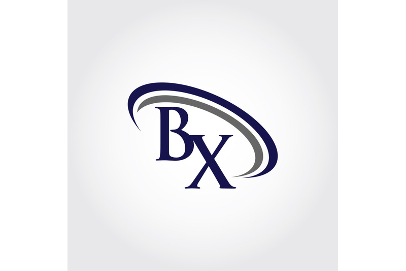 monogram-bx-logo-design