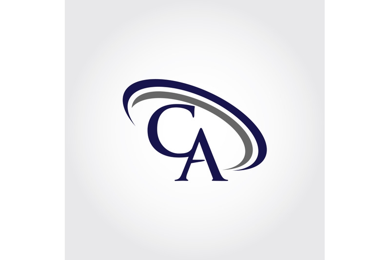 monogram-ca-logo-design