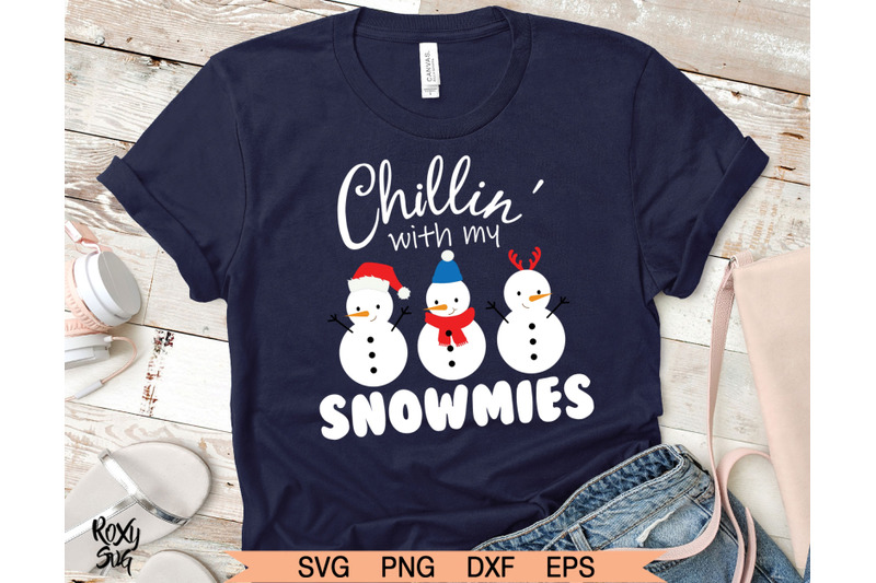 christmas-svg-snowman-svg-chillin-with-my-snowmies-svg