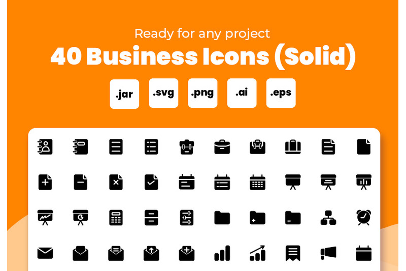 business-icon-set-solid