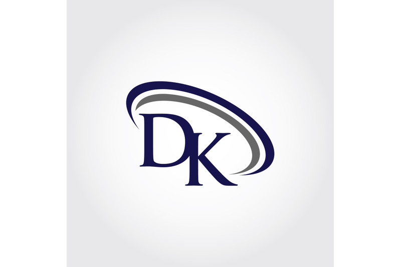 monogram-dk-logo-design
