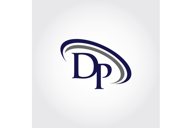 monogram-dp-logo-design