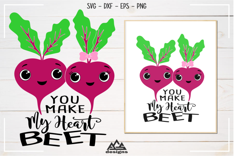 you-make-my-heart-beet-svg-design