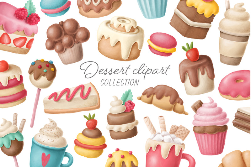 dessert-clipart-collection