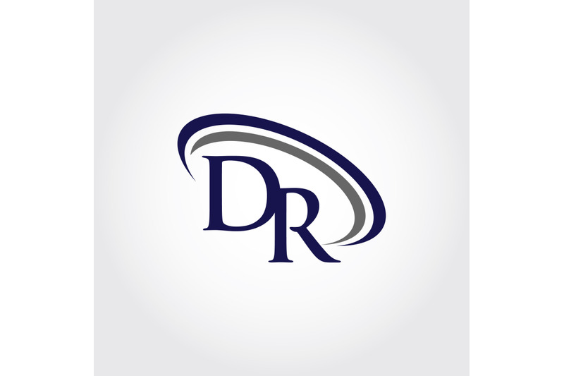 monogram-dr-logo-design