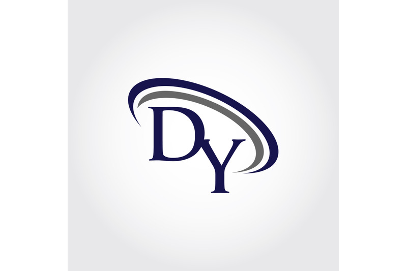 monogram-dy-logo-design