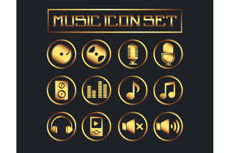 gold-music-icon