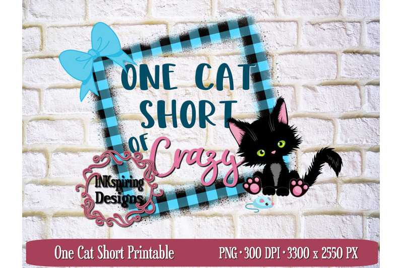 one-cat-short-png-sublimation-and-printable-design