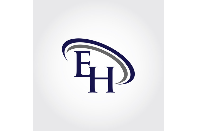 monogram-eh-logo-design