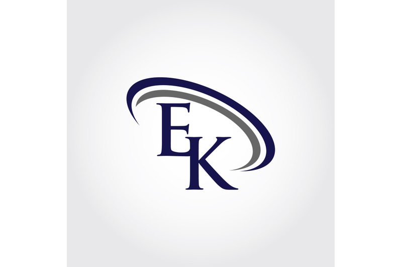 monogram-ek-logo-design
