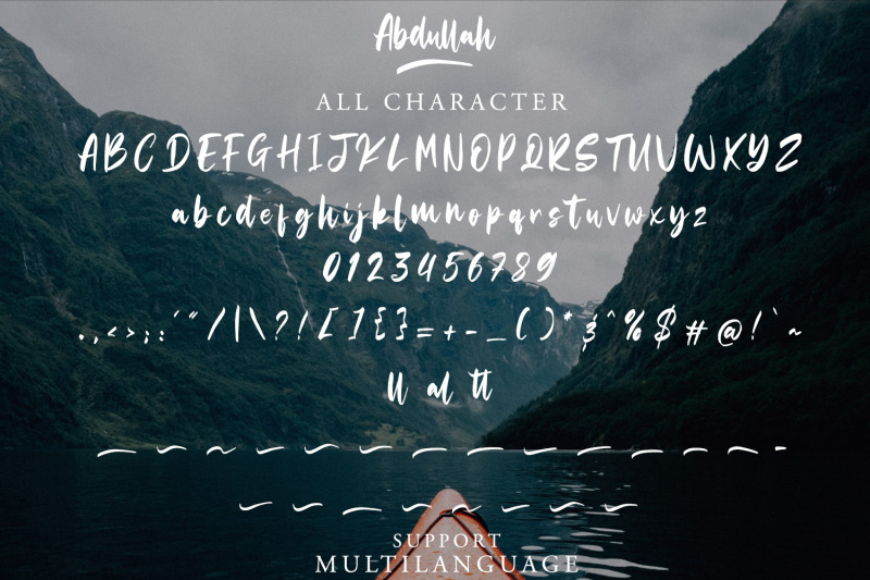 abdullah-handbrush-typeface