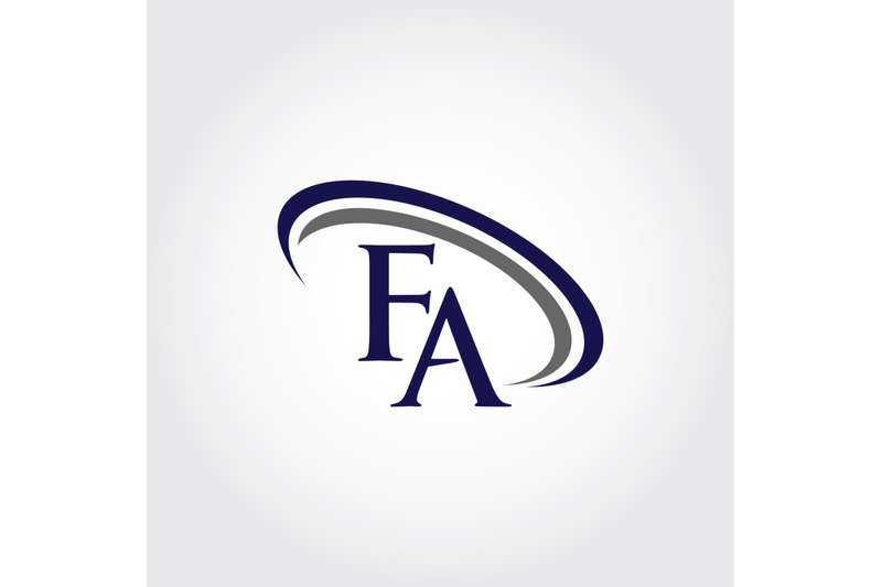 monogram-fa-logo-design