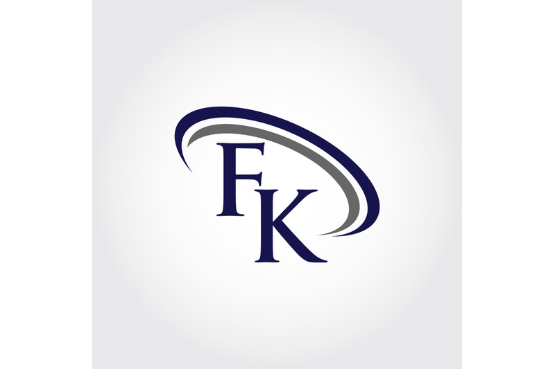 monogram-fk-logo-design