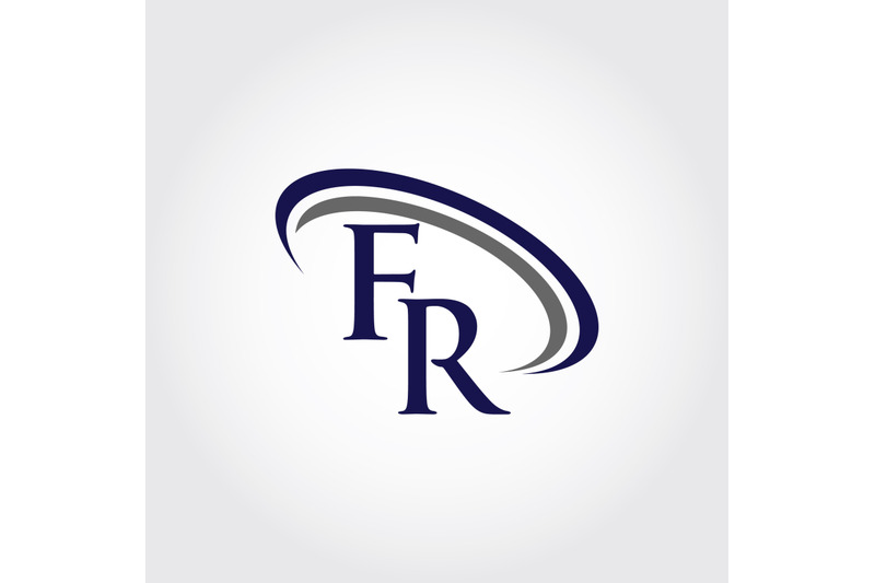 monogram-fr-logo-design