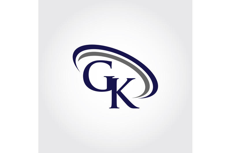 monogram-gk-logo-design