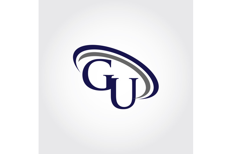 monogram-gu-logo-design