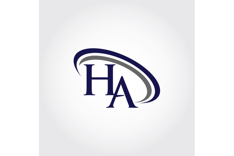monogram-ha-logo-design