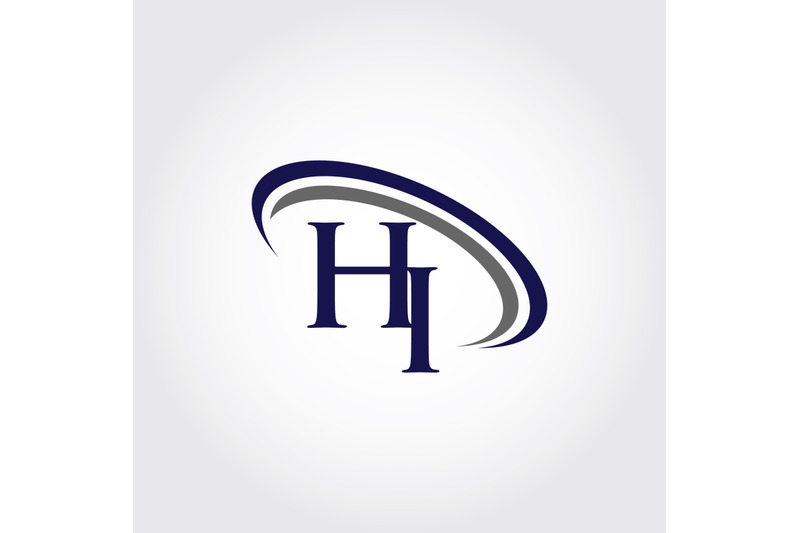 monogram-hi-logo-design