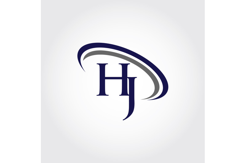 monogram-hj-logo-design