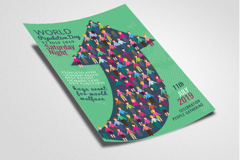 world-population-day-flyer-template