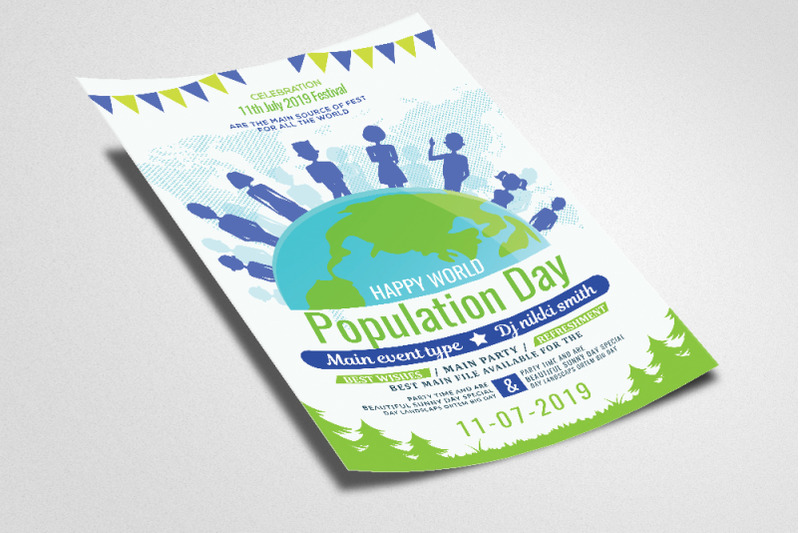 world-population-day-flyer-te-plate