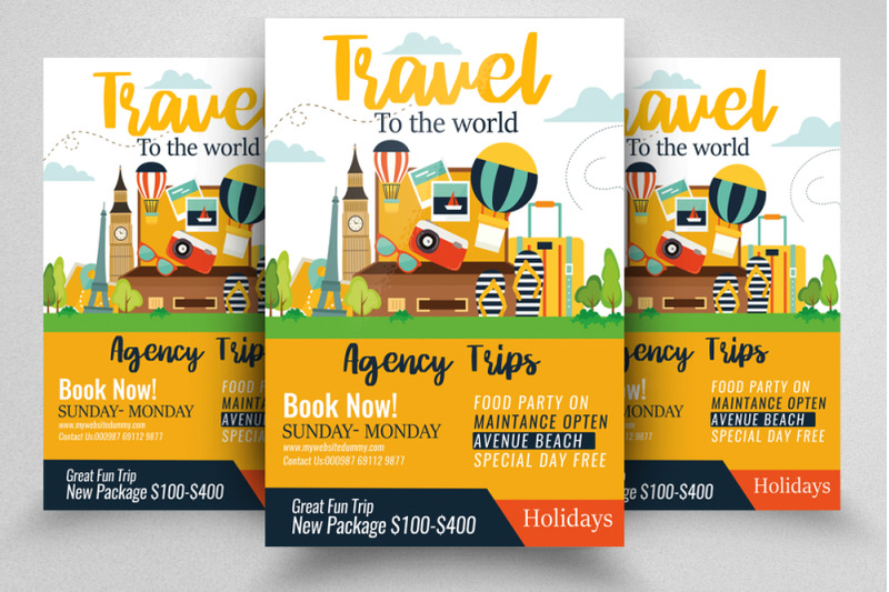 tour-amp-holiday-flyer-poster-template