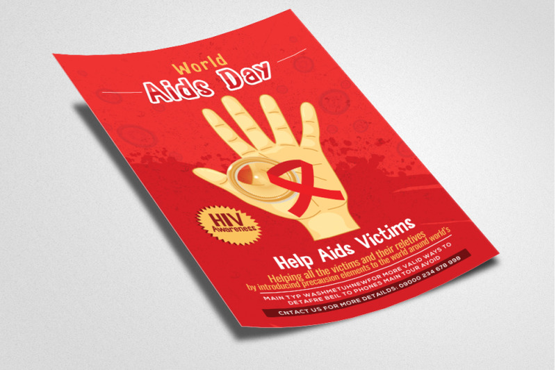 world-aids-day-flyer-poster-template