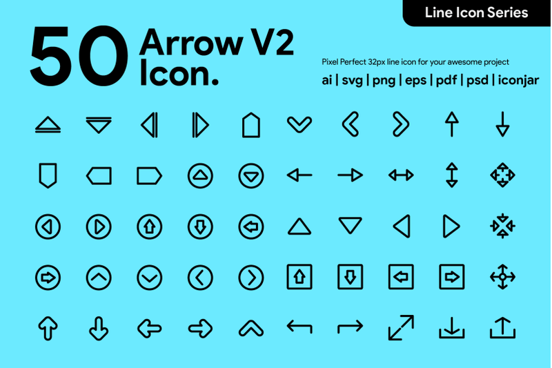 50-arrow-line-icon