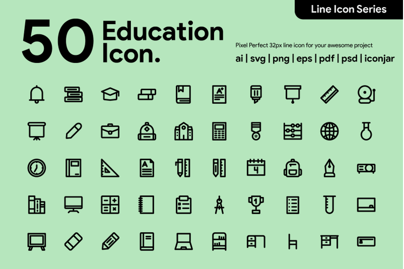 50-education-line-icon