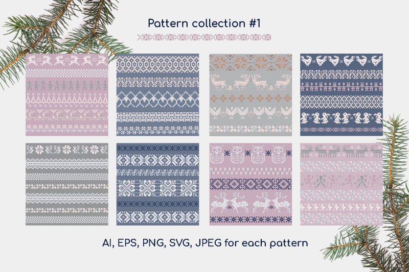scandi-knit-ornaments-collection