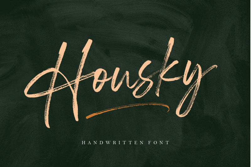housky-handwritten-font
