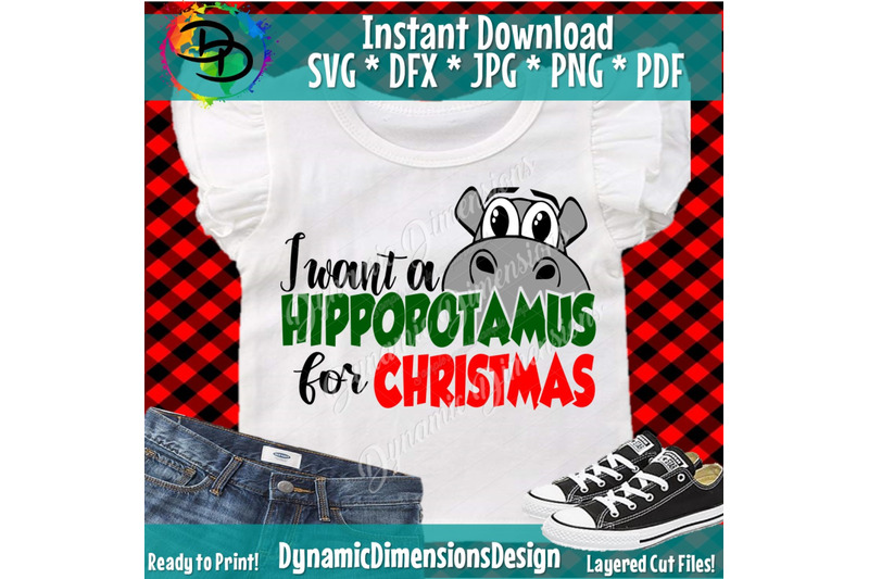 i-want-a-hippopotamus-for-christmas-hippopotamus-svg-hippo-svg-vin