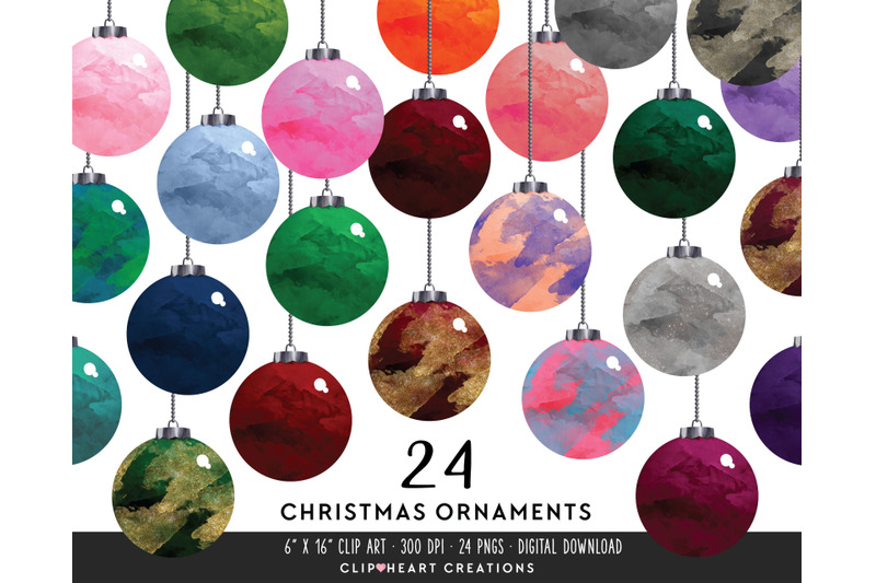 watercolor-christmas-ornaments
